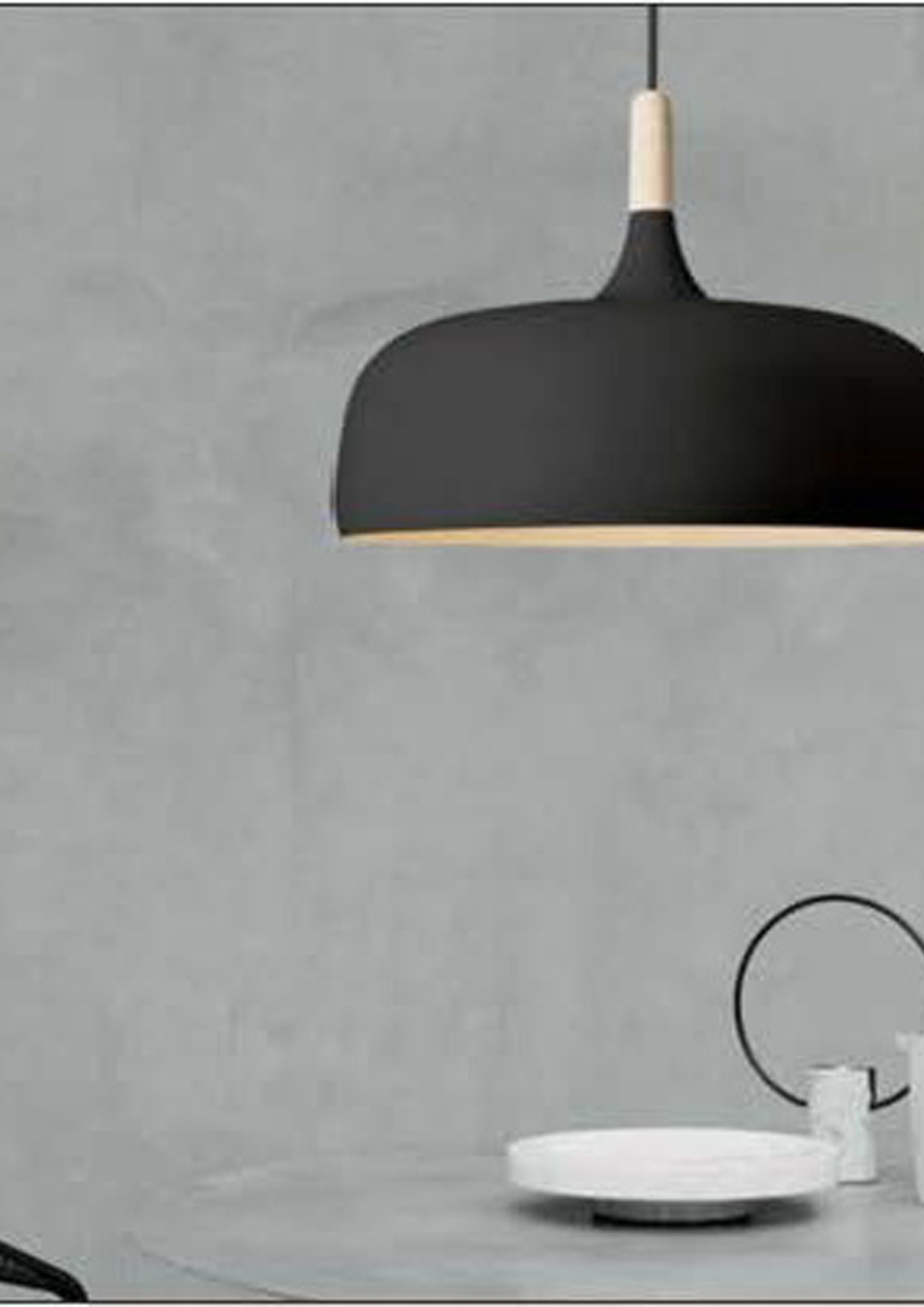 Beyond Lights - Black Pendant Lamp- GL